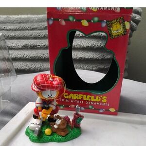 1996 Garfield "Trim-A-Tree" Christmas by Paws Garfield Playing Golf